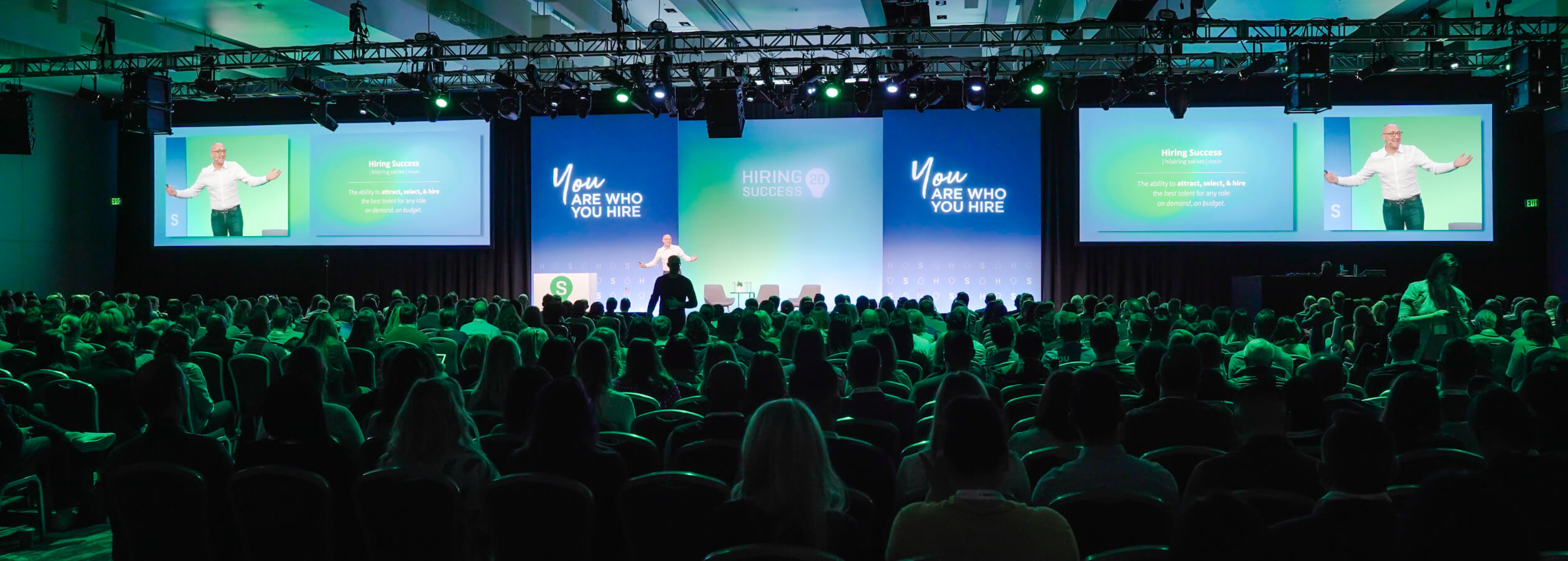 Stage view of the conference