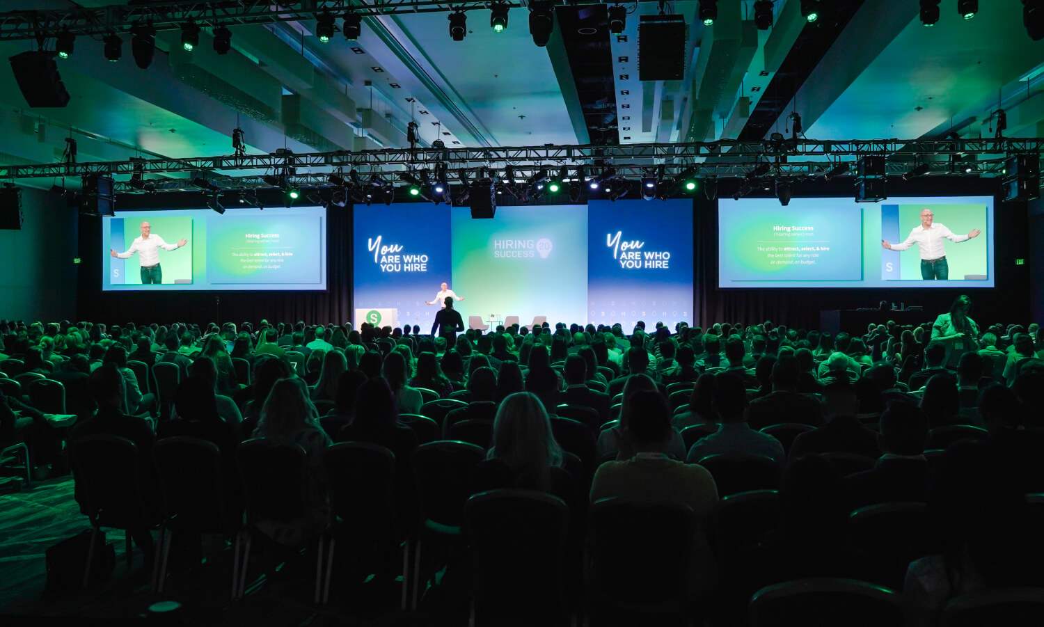 Stage view of the conference