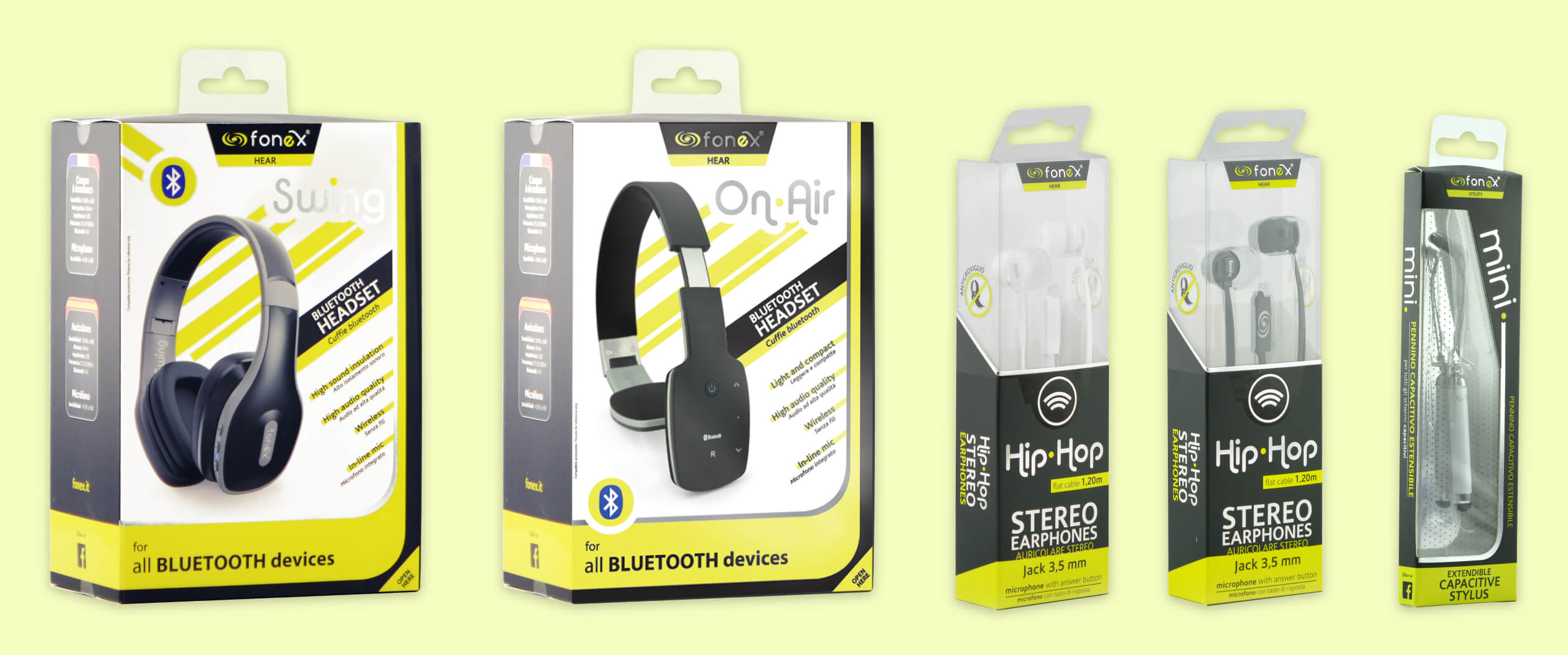Packagings for Smartphones accessories